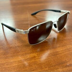 Maui Jim Black and Silver Sunglasses